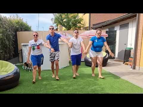 Un coro azzurro coreografia