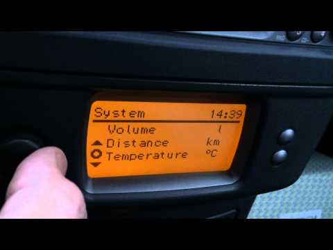 smart roadster - board computer introducing - all options