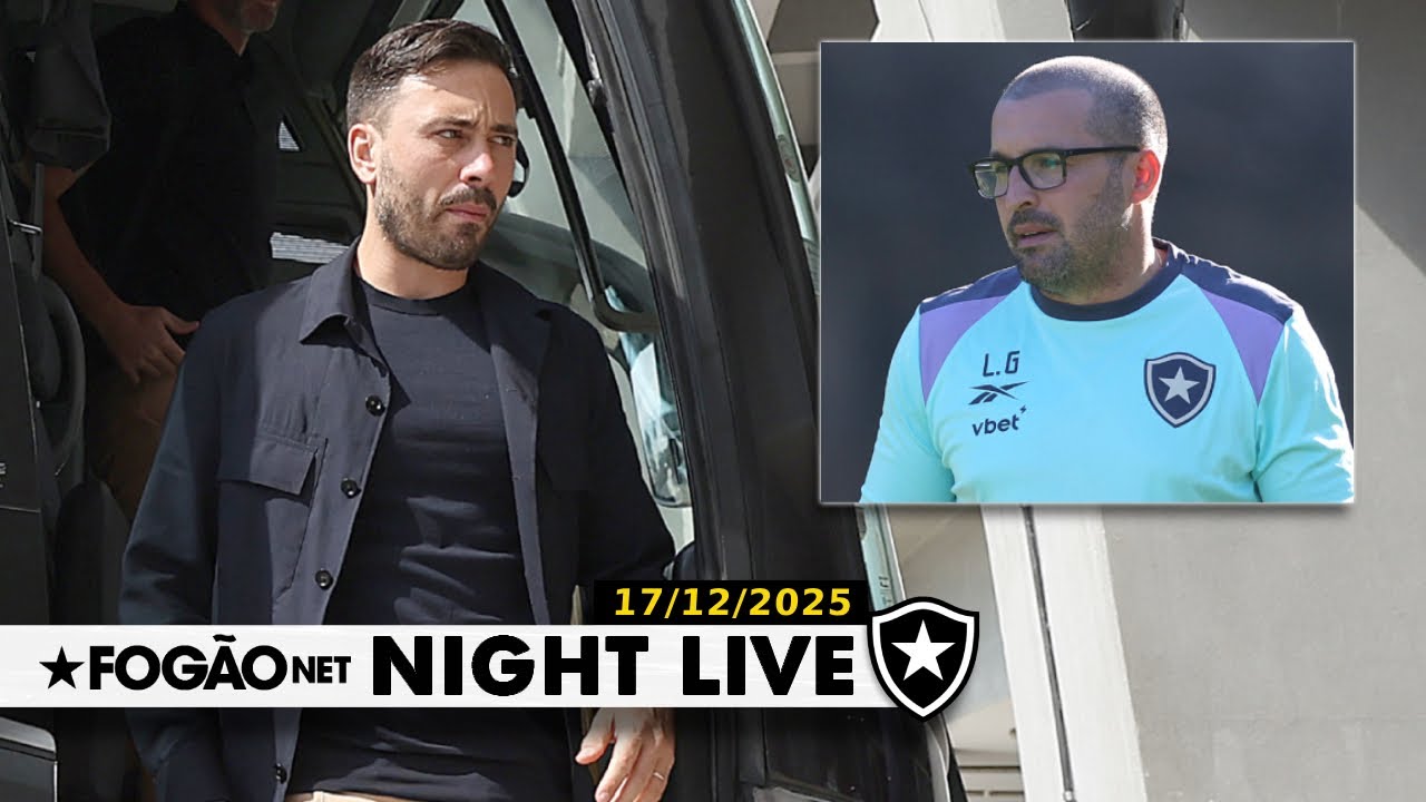 NIGHT LIVE | Botafogo anuncia saída de Davide Ancelotti; quem vem?