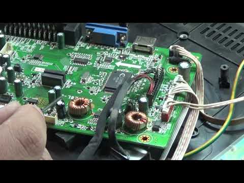 Телевизор fusion fltv 19w7 включается через раз.Ремонт с осциллографом.