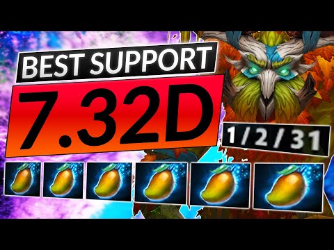 NEW MOST BROKEN SUPPORT BUILD for 7.32D - MANGO Treant Protector - Dota 2 Guide
