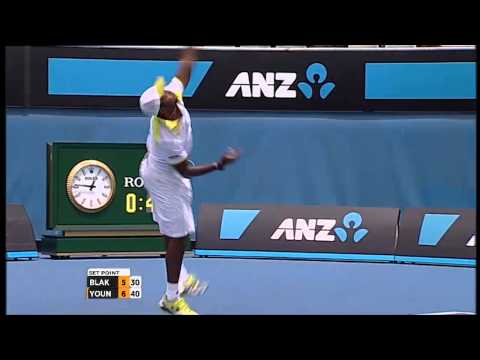 Qualifiers: James Blake v Donald Young - Australian Open 2013