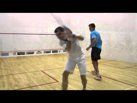Romania PSA International 2014, qualifications: Andrei Luchian vs Auguste Dussourd