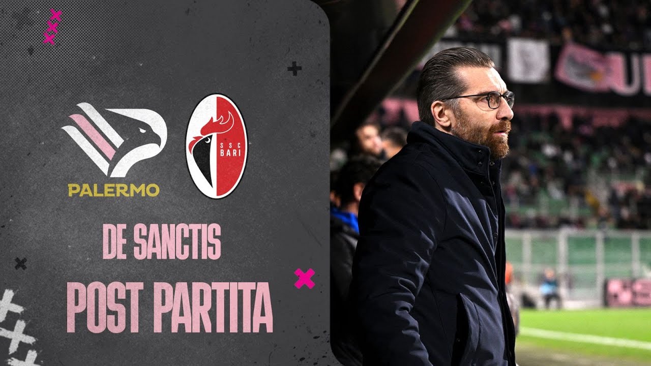 Palermo, le parole del ds De Sanctis ai microfoni del club rosanero