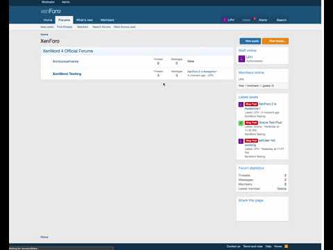 XenWord 4.0 Under XenForo 2 Beta 4