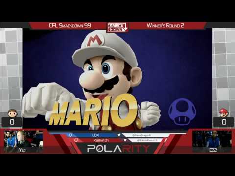 CFL Smackdown 99 WIiU - YLD (Villager) vs E22 (Mario, Pit) - Winners R2