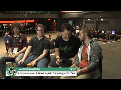 DGFall 16 - Klabautermann + Blaze Vs. pM | Däumling + Dr. Dead - Winners Quarters - Melee Doubles