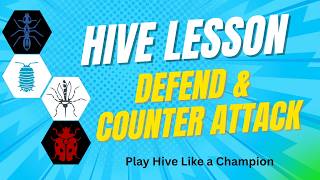 Hive Lesson - Defend and then Counter Attack - OrdepCubik vs tigrisbela