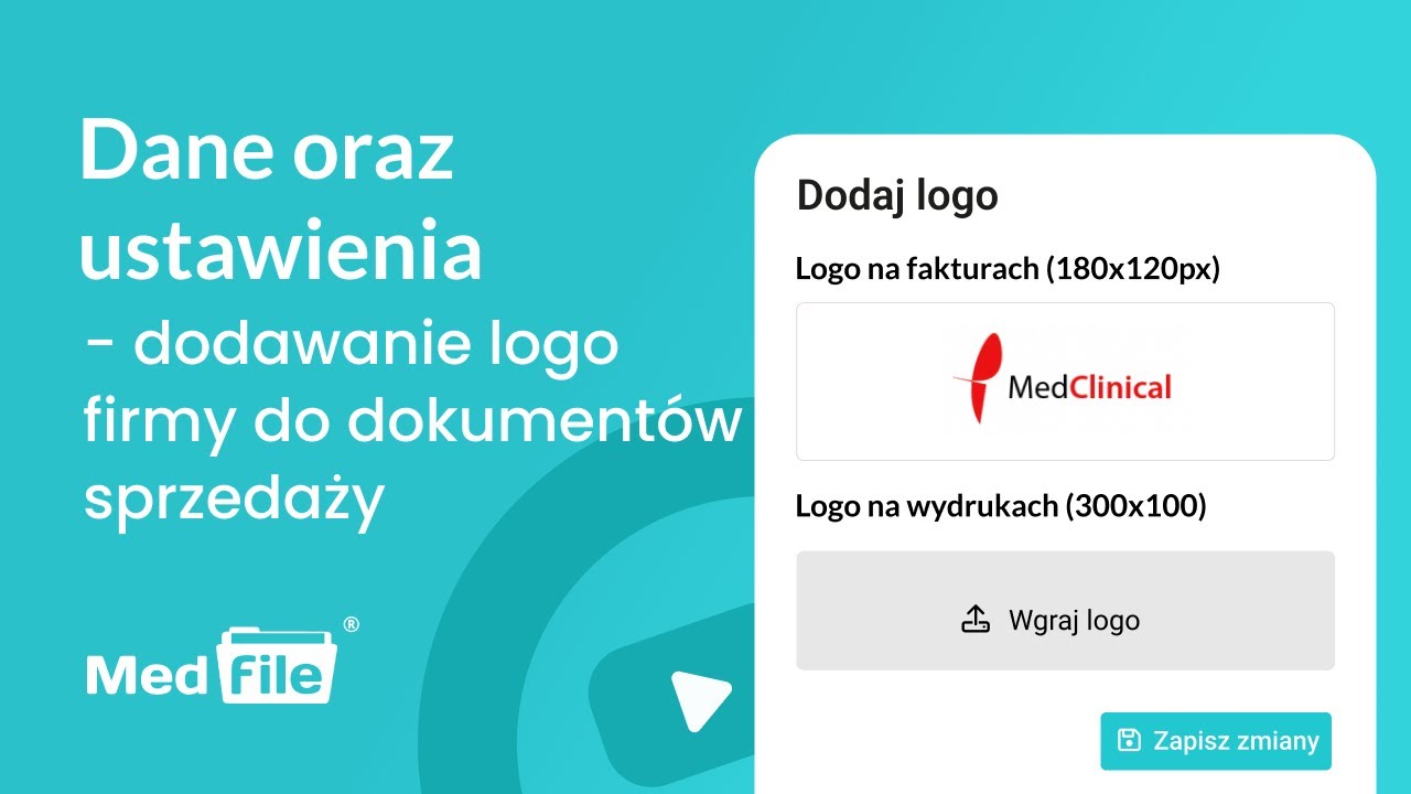 Dodawanie logo firmy do dokumentów sprzedaż