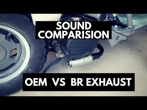 Thumbnail for OEM Exhaust vs BR Exhaust Sound Compare I Honda Ruckus by Honda Ruckus