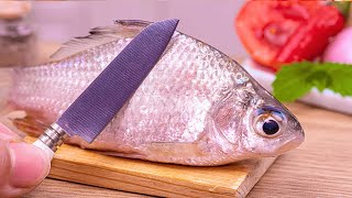 Best Of Small Fish Recipe | MINIATURE Masala Fish Fry Recipe By Hana Mini Cooking