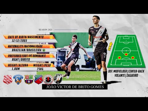 JOÃO GOMES ⚽ Defensive Midfielder | Center-Back - Volante | Zagueiro ⚽ Highli...