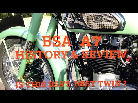 BSA A7 History & Review  is this BSA's best twin ?   4K