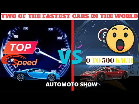 AMG Project ONE VS Bugatti Chiron, Top speed test, Guess the winner !!! Simulated