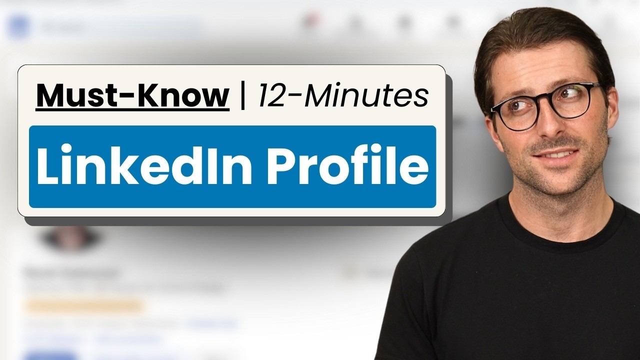 Create an Incredible LinkedIn Profile in 12 Minutes - YouTube