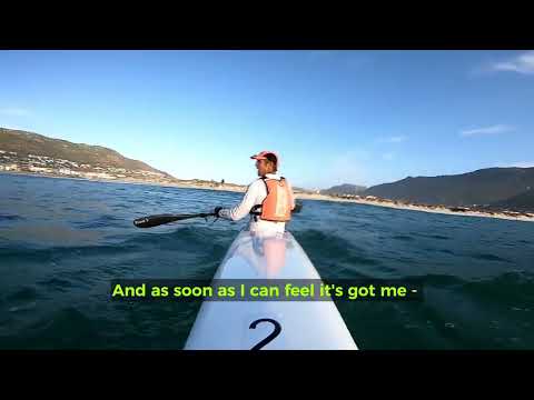 On Board Demo! HOW TO CATCH A WAVE ON A SURFSKI.