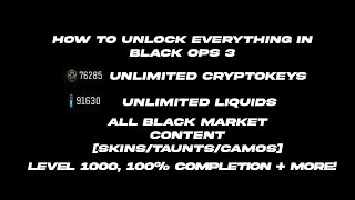 How to UNLOCK EVERYTHING in Black Ops 3 in 2024.. - PS4/PS5 Only [No Ban Risk]