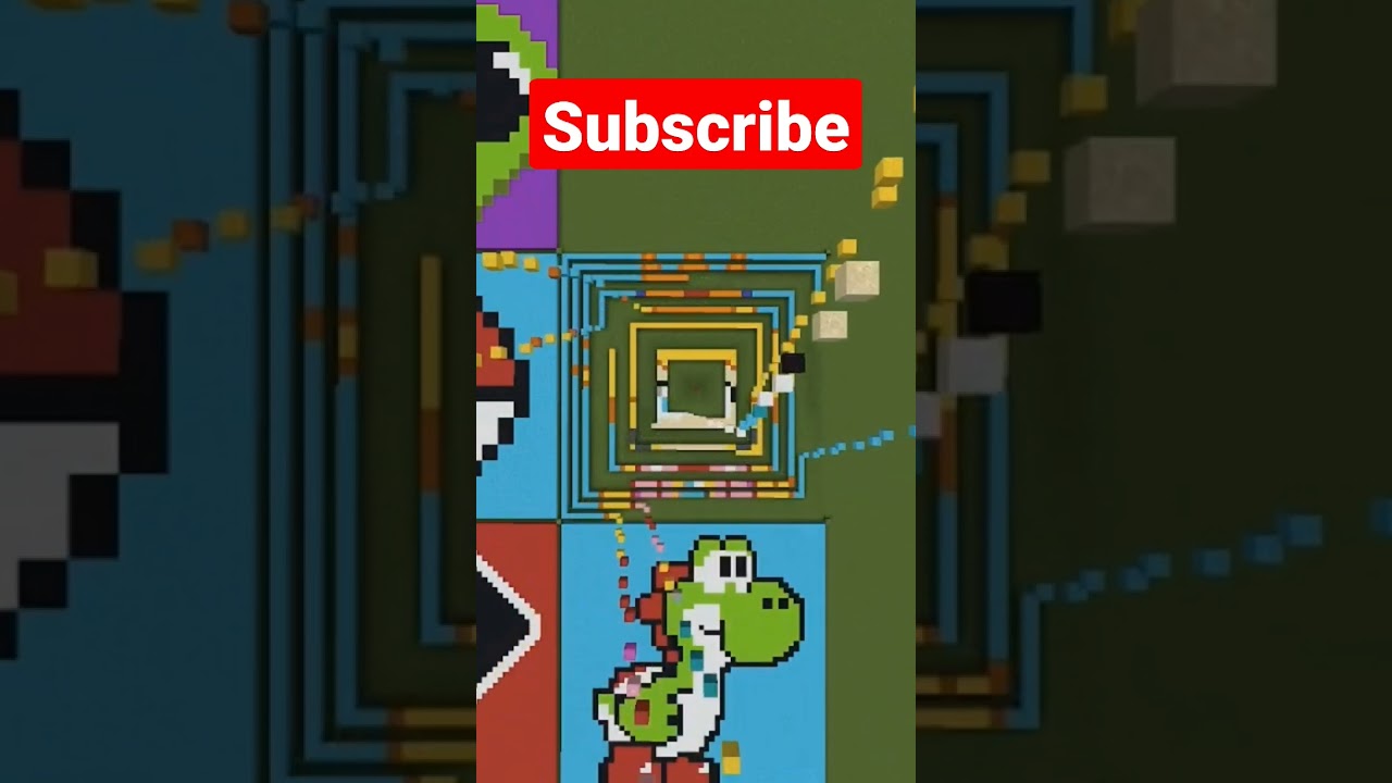 Princess Peach | Satisfying Sand Art Minecraft | #shorts