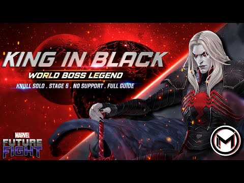 Knull World Boss Legend Stage 5 Solo No Support Insane Damage !!! - Marvel Future Fight 🇮🇩 (EngSub)