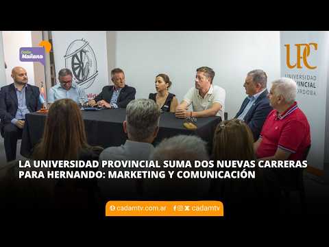 LA UNIVERSIDAD PROVINCIAL SUMA DOS NUEVAS CARRERAS PARA HERNANDO: MARKETING Y COMUNICACIÓN