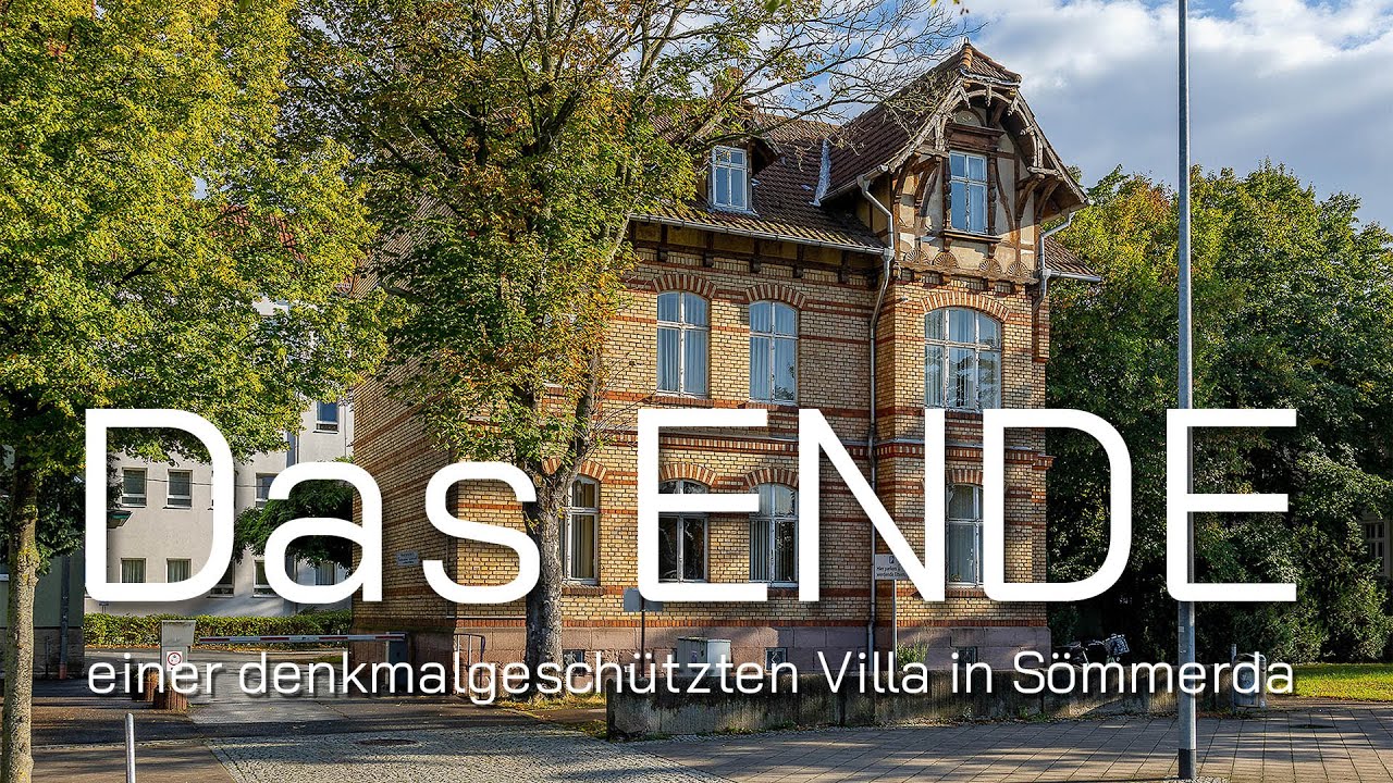 Das bittere Ende der unter Denkmalschutz stehenden Wilhelm-Wolff-Villa in Sömmerda