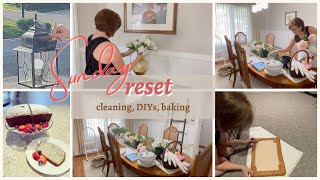 Sunday Reset: Routine | Easy Baking, DIYs, Cleaning Motivation, and Fails!