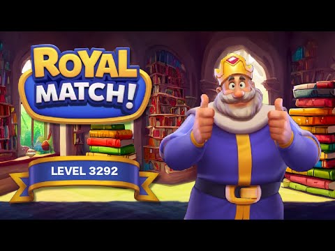 Royal Match - Full Gameplay Walkthrough - LEVEL 3292 #royalmatch #match3 #puzzlegame