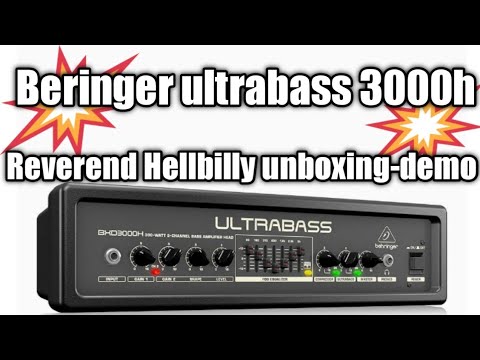 Behringer BXD3000H 300W 2-Channel Bass Amp Head 2010s - Standard Bild 6