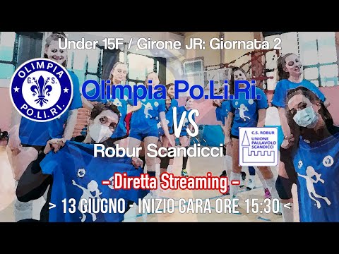 U15F - Girone JR / Giornata 2: Olimpia Po.Li.Ri. Azzurra vs Robur Scandicci Green