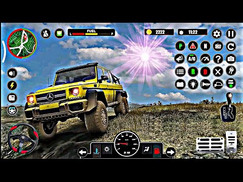 Offroad Jeep Driving Simulator - SUV 4x4 Prado Drive Hill Climbing  - Android GamePlay