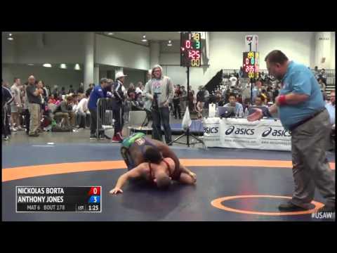 86 Consi of 16 #2 - Nickolas Borta (Normonco WC) vs. Anthony Jones (Michigan WC)