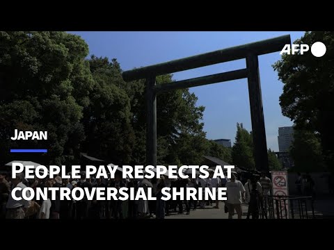 Thousands visit Tokyo war shrine 80 years after Japan’s WWII surrender | AFP
