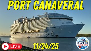 LIVE: Watching the Cruise Ships Leaving Port Canaveral LIVE! (Nov. 24, 2025)