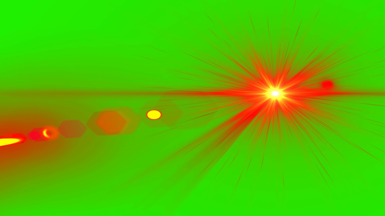 4K Green Screen Free - LENS FLARE SUPER PACK