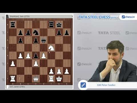 Giri - Shankland, Tata Steel Chess 2019: Svidler's Game of the Day