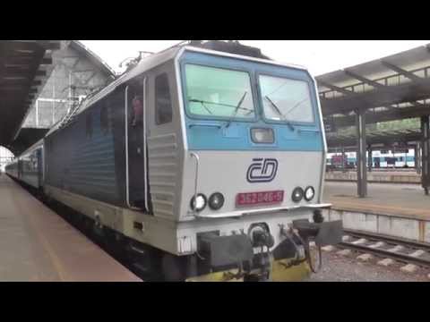 ČD 362.046 - Odjezd vlaku R 756 Karlštejn - Praha hl.n., 13.8.2014