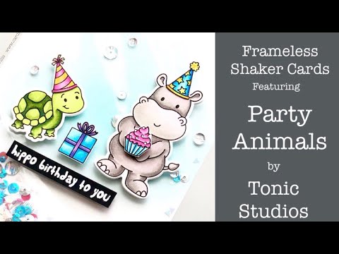 Party Animals Shaker Cards