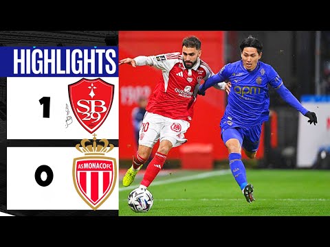 Stade brestois 29 vs AS Monaco (1-0) Résumé | Ligue 1 2025 | Brest - Monaco | SB 29 ASM 