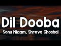 Dil Dooba Lyrics Sonu Nigam Shreya Ghoshal Main Tere Jhaanse Mein Naa Aauungi