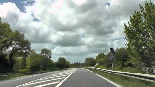 preview picture of video 'Driving From Lidl To The Intermarche, ZA Goasnel, Rostrenen, Brittany, France 15th May 2012'