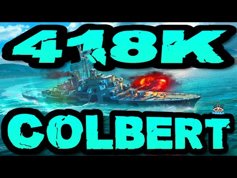 Colbert drückt 418K DMG *DD NEMESIS* im "400K Club" ⚓️ in World of Warships 🚢