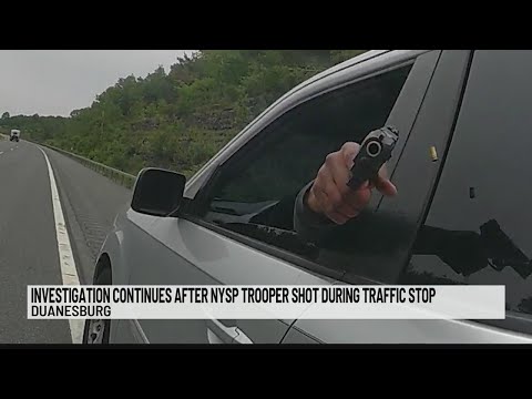 State Trooper shot while conducting a traffic stop on I-88