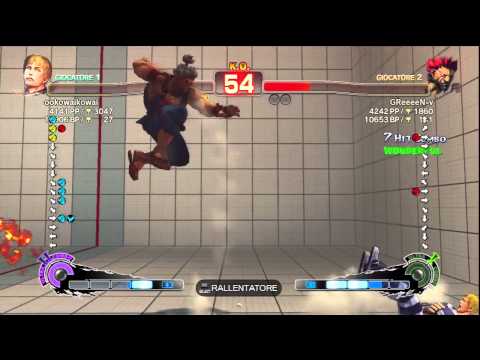 Super Street Fighter IV AE2012 - ookowaikowai (Cody) Vs GReeeeN-v (Akuma)