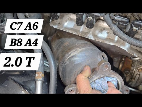Audi B8 A4 C7 A6 2.0T Catalytic converter Replacement