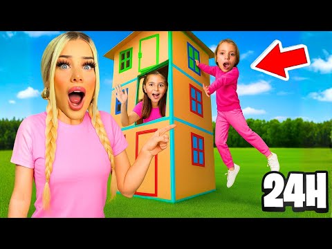 Survive 24 hours in a cardboard house 🏠