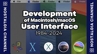 🍎Development of the macOS UI🍎 (1984-2024) #apple