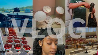 vlog : getting a new piercing, farmers market, mall run & more