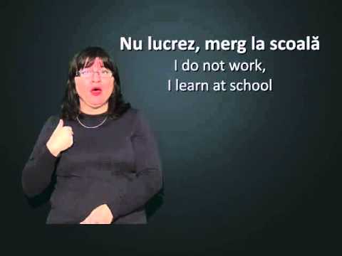 I Do Not Work, I Learn At School / Nu lucrez, merg la școală