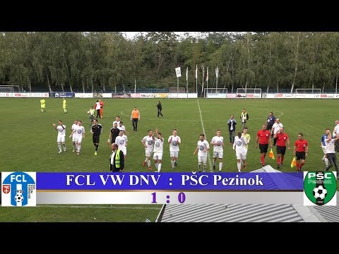 FCL VW DNV : PŠC Pezinok 1 : 0 III. liga BFZ 8. kolo  1819  HD