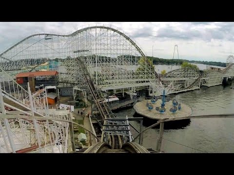 Front row point of view footage of Cornball Express